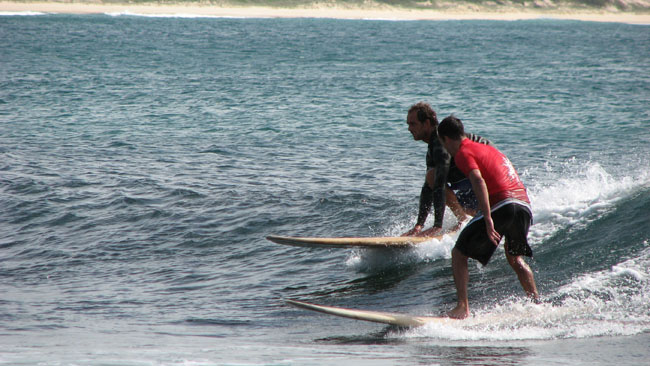 Surfaris and Byron B#2F565E