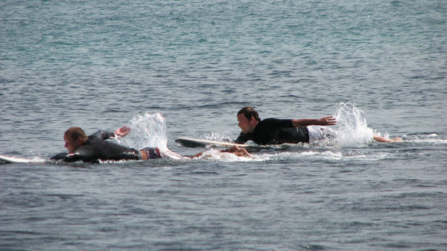Surfaris and Byron B#2F567F